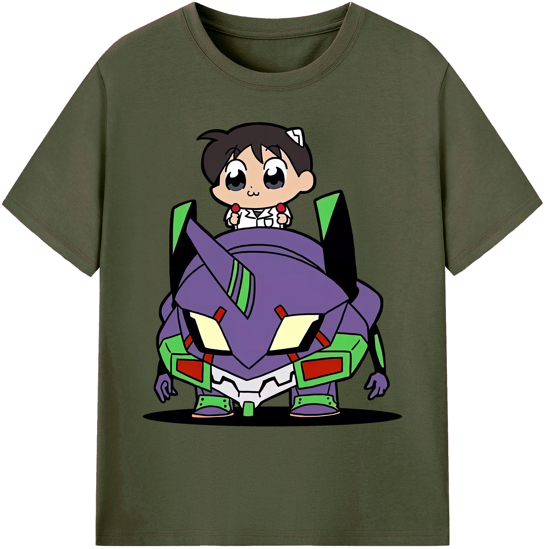 （画像用） EVA 新世紀エヴァンゲリオン 綿100％ メンズ半袖Tシャツ｜肌触りやわらか＆通気性